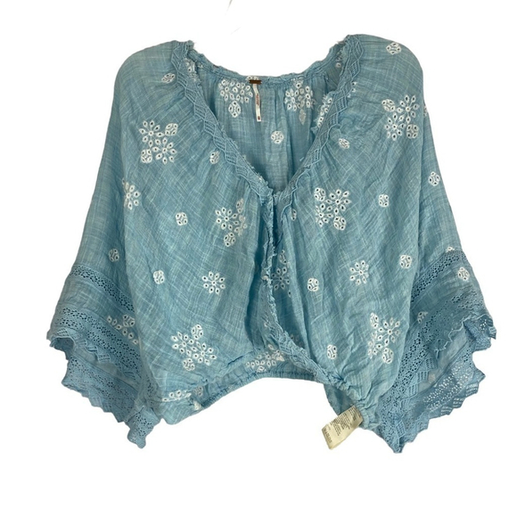 Free People Tops - Free People Love Somebody Gauze Boho Top size XS
